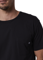 Tee Pocket SS - 900 black - 48/S