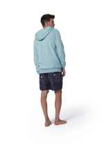 Hoody Zip Team men - 605 aqua - 48/S