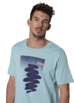 Tee Branded SS men - 605 aqua - 48/S