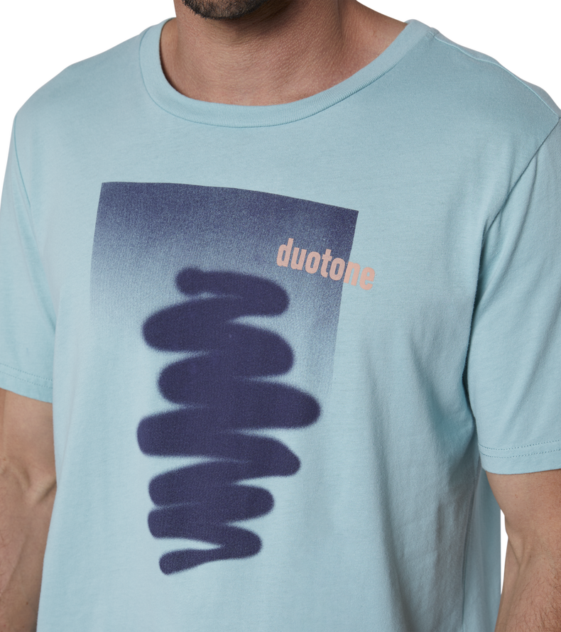 Tee Branded SS men - 605 aqua - 48/S