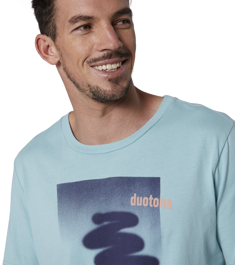Tee Branded SS men - 605 aqua - 48/S