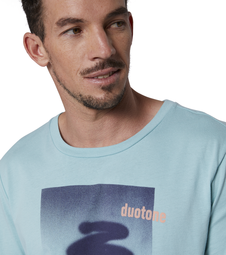 Tee Branded SS men - 605 aqua - 48/S