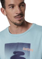 Tee Branded SS men - 605 aqua - 48/S
