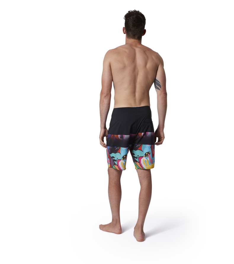 Boardshorts DT 19inch men - 999 multicolor - 29/XS-S