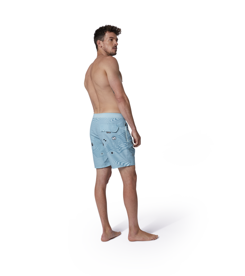 Boardshorts DT 17inch men - 605 aqua - 33/M-L