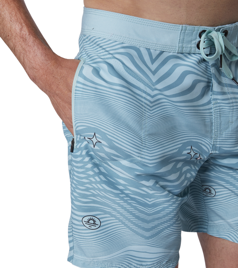 Boardshorts DT 17inch men - 605 aqua - 33/M-L