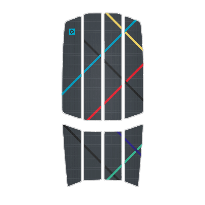 Traction Pad Team Front - C56:dark-grey/stripes - 3mm