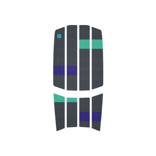 Traction Pad Team Front (Mini) - C54:dark-grey/violet