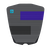 Traction Pad Back - C54:dark-grey/violet - 3mm