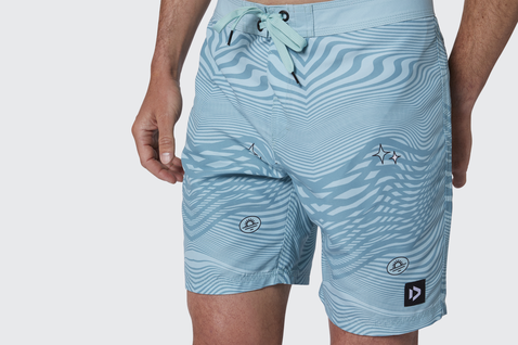 Duotone Boardshorts DT 17inch men boardshorts en bleu aqua