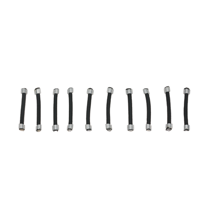 Iron Heart rubber bungee (SS23-onw) (10pcs) - C60:black - Onesize