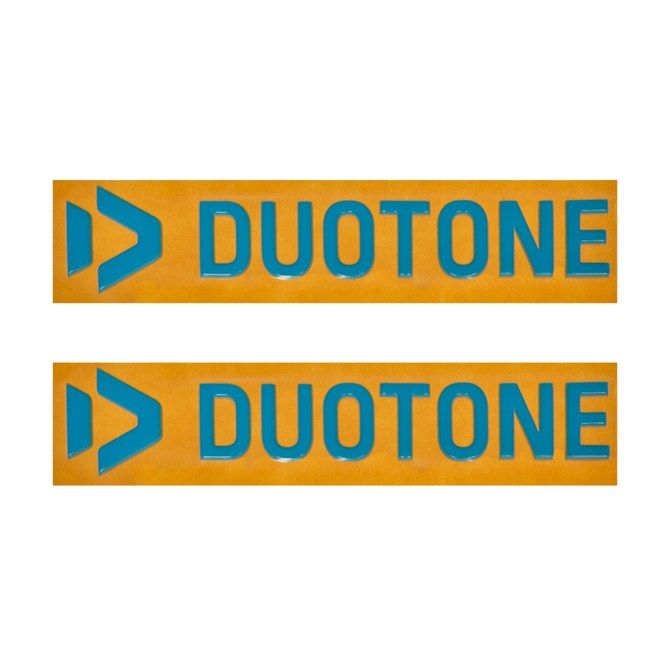 3D Logo Sticker (2pcs) - C83:petrol - 15x2.97cm