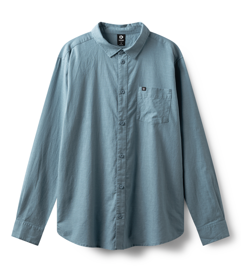 Shirt Breeze LS unisex - 724 blue-fog - 46/XS