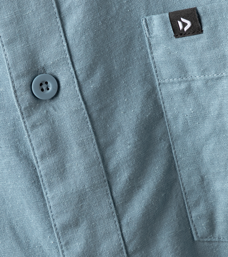 Shirt Breeze LS unisex - 724 blue-fog - 46/XS