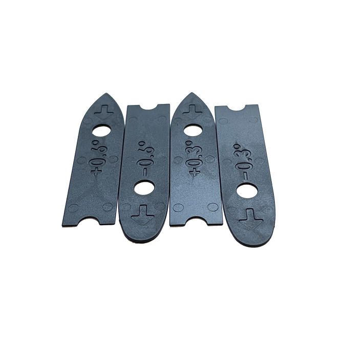 Shims Set +0.3°,+0.6°,-0.3°,-0.6° (4pcs)(SS24-onw) - C99:random - Onesize