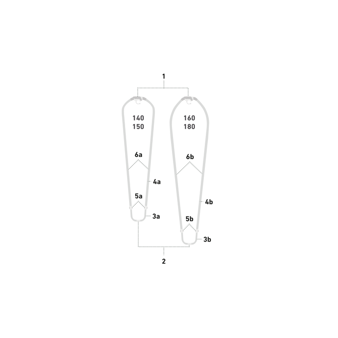 Alu Tailend oval w. iTail Wave compl. - C99:random - 26 (L)