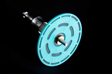 Duotone Windsurfing iBase 2.0 iTendon windsurf mast base with release tendon system in near black and teal
