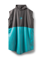 Poncho unisex - 2xx/7xx dark-grey/petrol - S