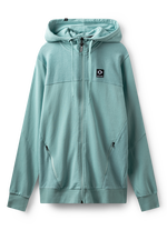 Hoody Zip Team men - 605 aqua - 48/S