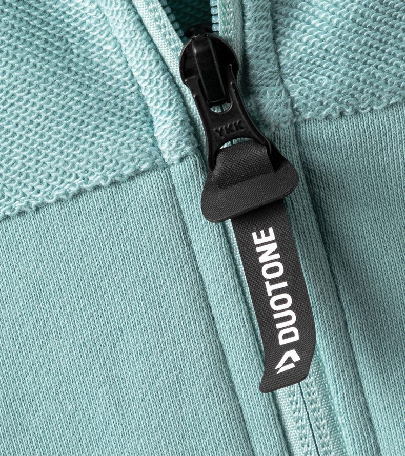 Hoody Zip Team men - 605 aqua - 48/S
