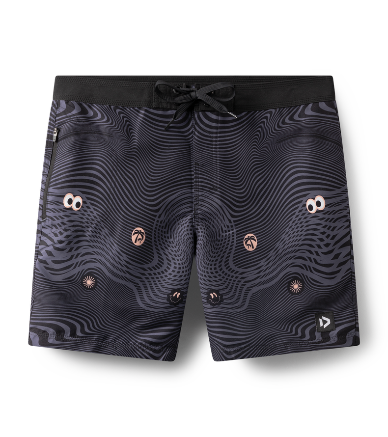 Boardshorts DT 17inch men - 900 black - 29/XS-S