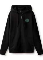 Hoody Team Zip women - 900 black - 34/XS