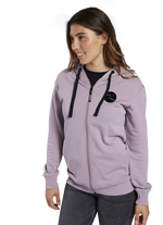 Hoody Team Zip women - 066 stormy-lavender - 34/XS