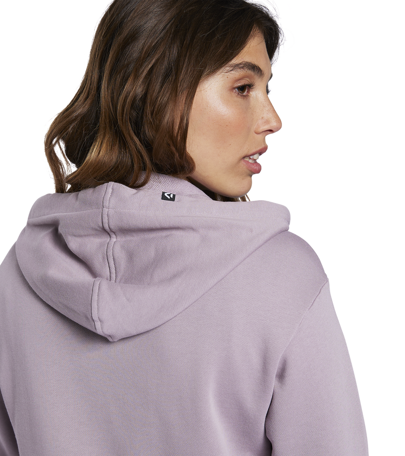 Hoody Team Zip women - 066 stormy-lavender - 34/XS