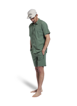 Shirt Wave SS unisex - 616 dusty-olive - 52/L
