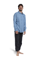 Shirt Breeze LS unisex - 724 blue-fog - 46/XS