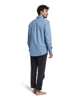 Shirt Breeze LS unisex - 724 blue-fog - 46/XS