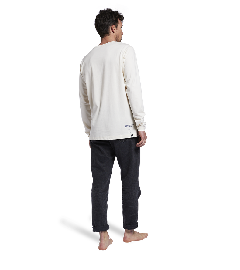 Tee Team LS undyed unisex - 106 undyed-cotton - 46/XS