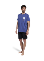 Tee 4the Team SS men - 725 blue-indigo - 48/S