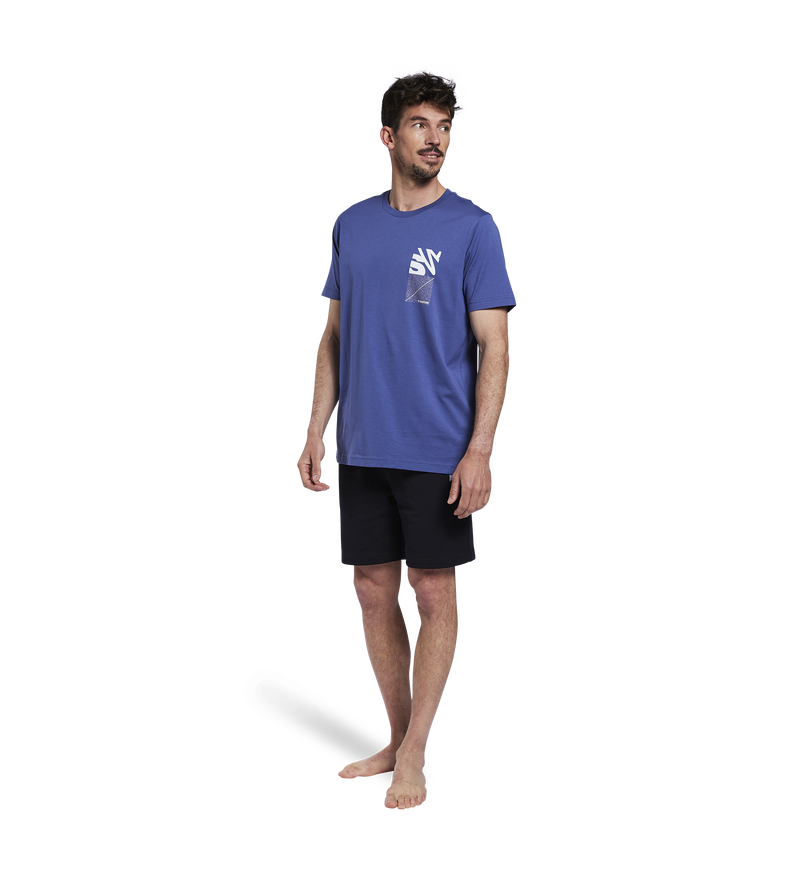 Tee 4the Team SS men - 725 blue-indigo - 48/S