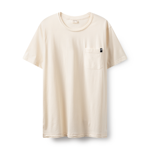 Tee Pocket SS undyed men - 106 undyed-cotton