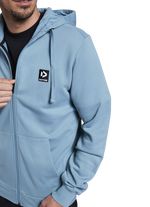 Hoody Gust Zip men - 724 blue-fog - 52/L