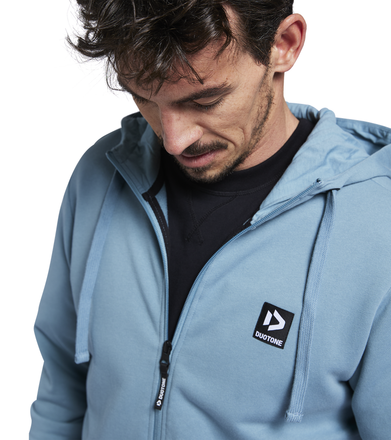 Hoody Gust Zip men - 724 blue-fog - 52/L