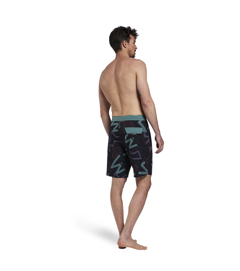 Boardshorts DT 19inch men - 900 black - 34/L