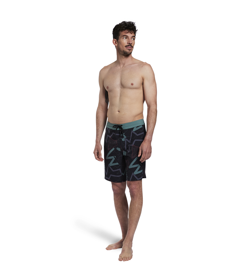 Boardshorts DT 19inch men - 900 black - 34/L