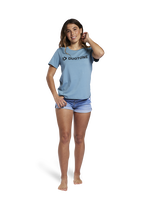 Tee Original SS women - 724 blue-fog - 38/M
