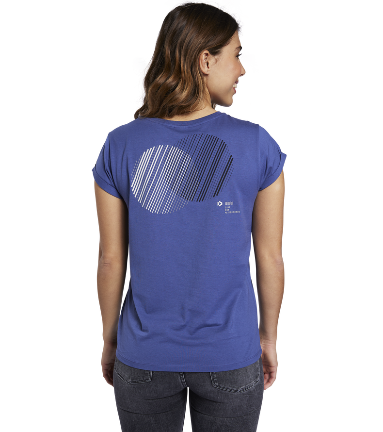 Tee Loop SS women - 725 blue-indigo - 34/XS