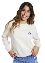 Sweater Draft undyed women - 106 undyed-cotton - 34/XS