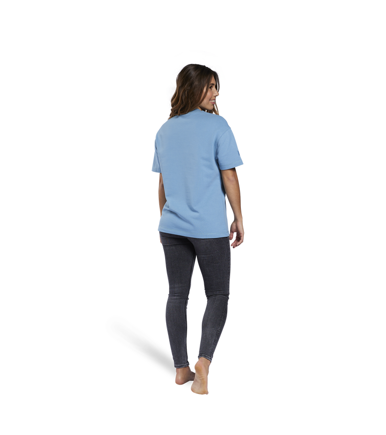 Sweat Tide SS unisex - 724 blue-fog - 46/XS