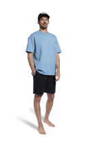 Sweat Tide SS unisex - 724 blue-fog - 46/XS