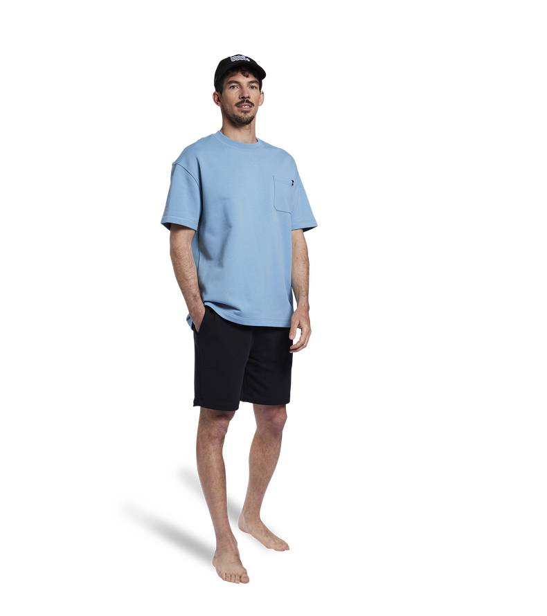 Sweat Tide SS unisex - 724 blue-fog - 46/XS