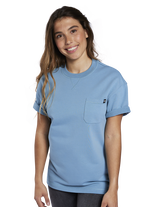 Sweat Tide SS unisex - 724 blue-fog - 46/XS
