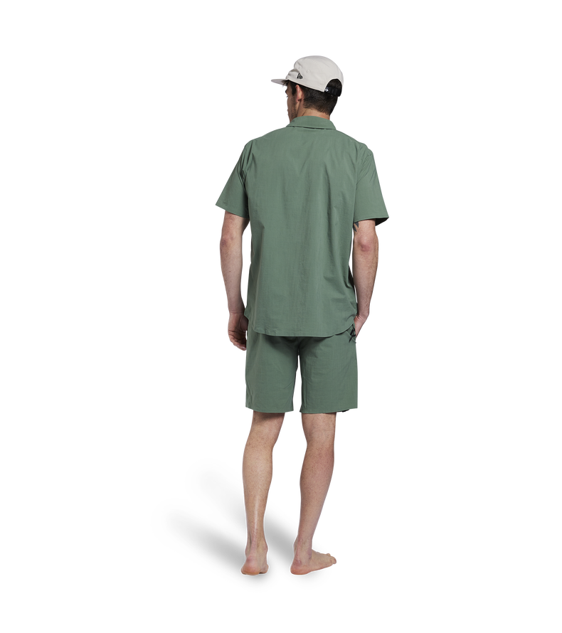Shirt Wave SS unisex - 616 dusty-olive - 52/L