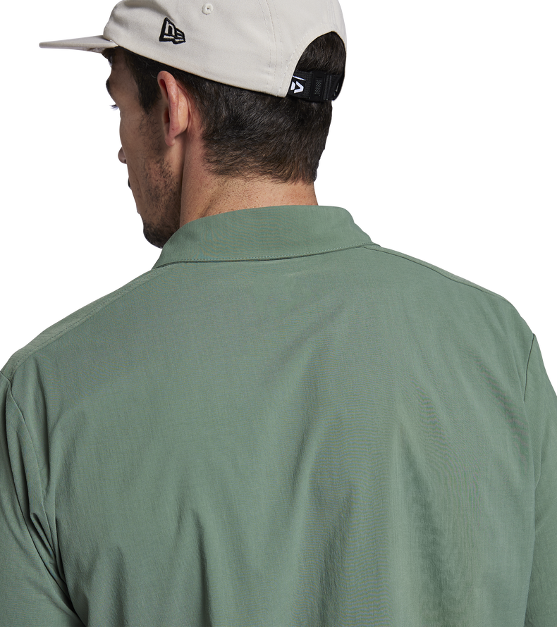 Shirt Wave SS unisex - 616 dusty-olive - 52/L
