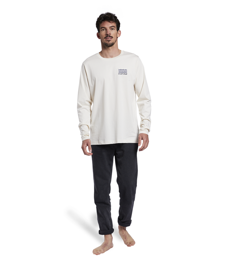 Tee Team LS undyed unisex - 106 undyed-cotton - 46/XS