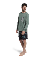 Tee Team LS unisex - 616 dusty-olive - 46/XS